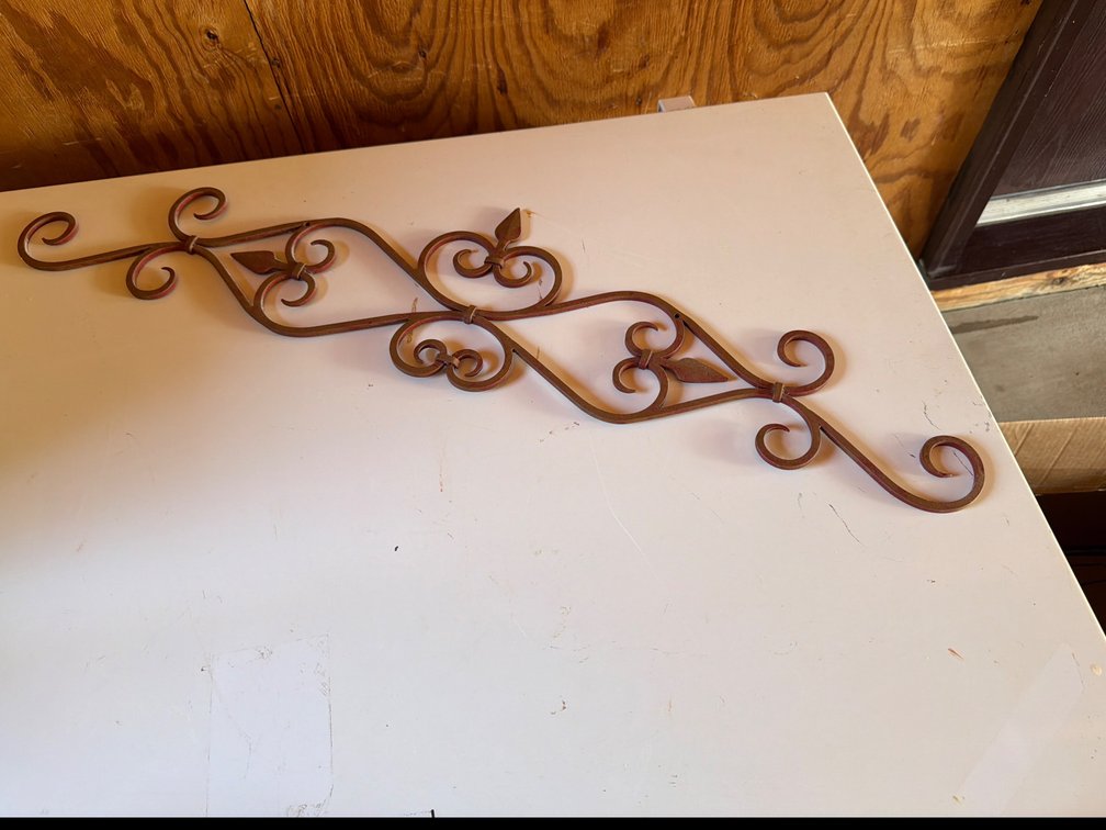33” Long Metal Wall Hanging