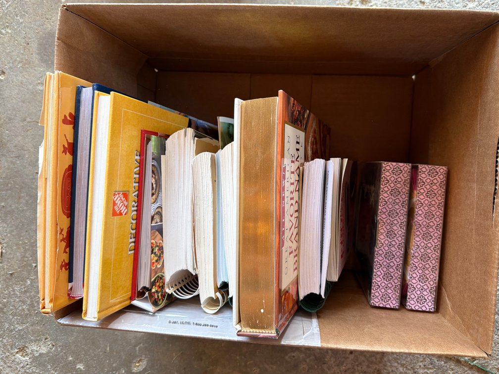 Box of Cook Books