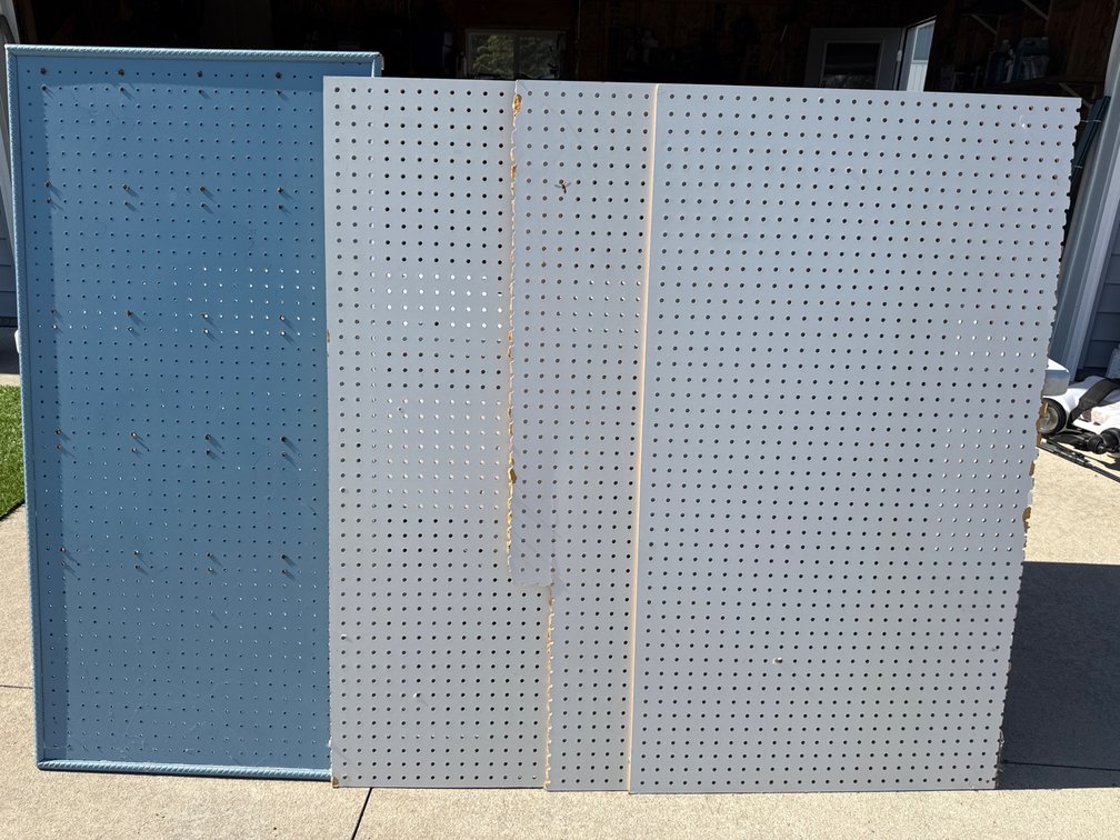 4 Pieces of Peg Board