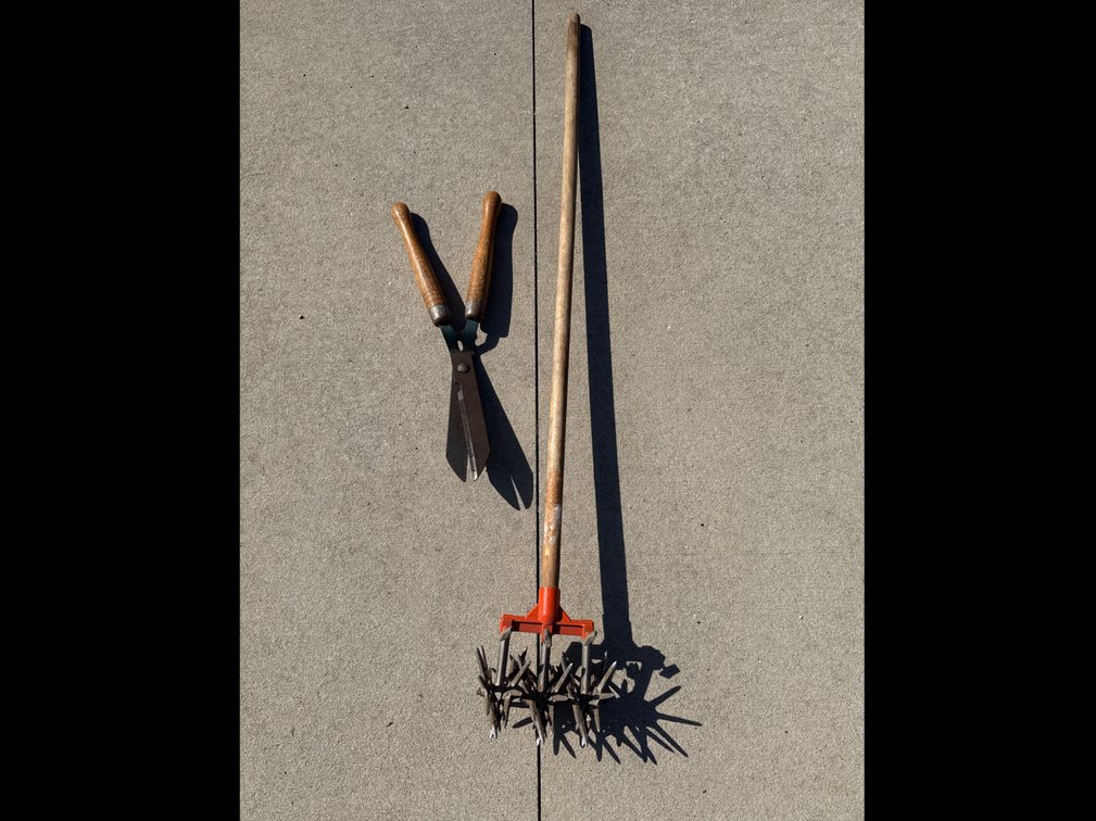 Garden Tiller & Shears