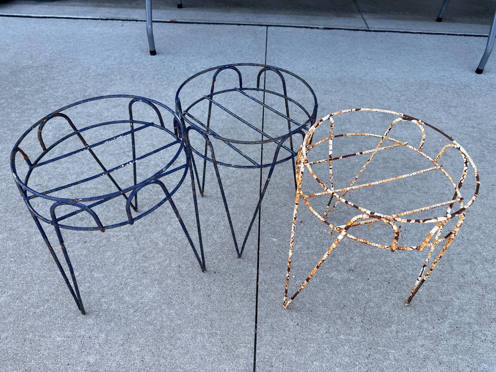 Metal Plants 15” Tall
