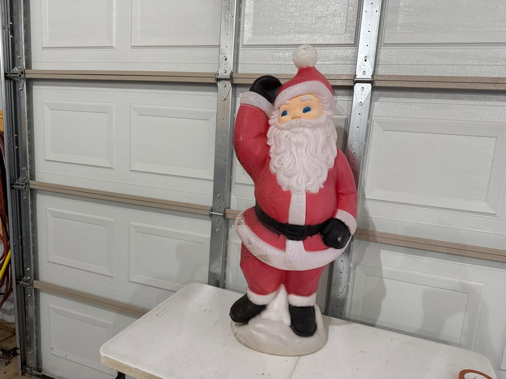 Blow Mold Santa-41” Tall, No Cord or Light