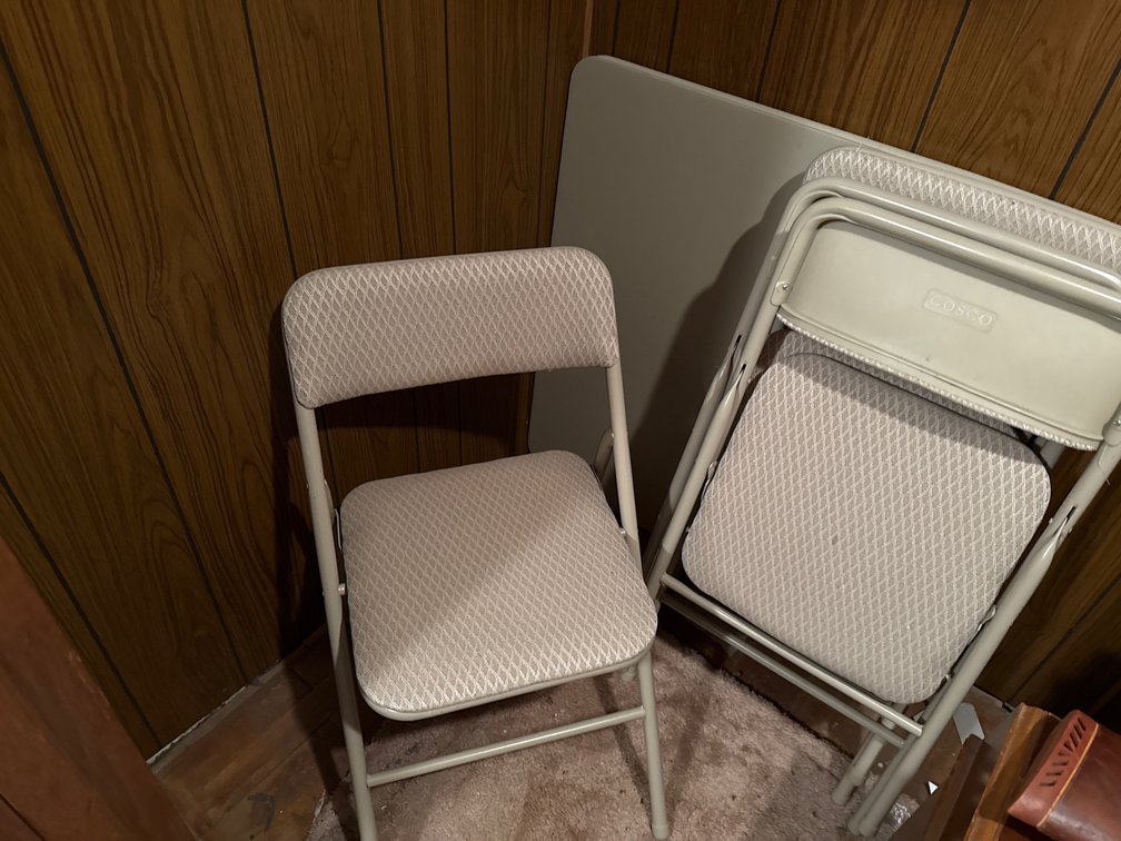Card Table And 4 Chairs