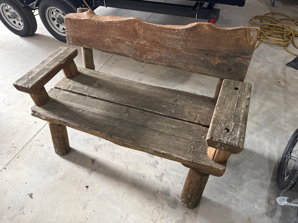 Wood Bench-4’ X 32” X 32”