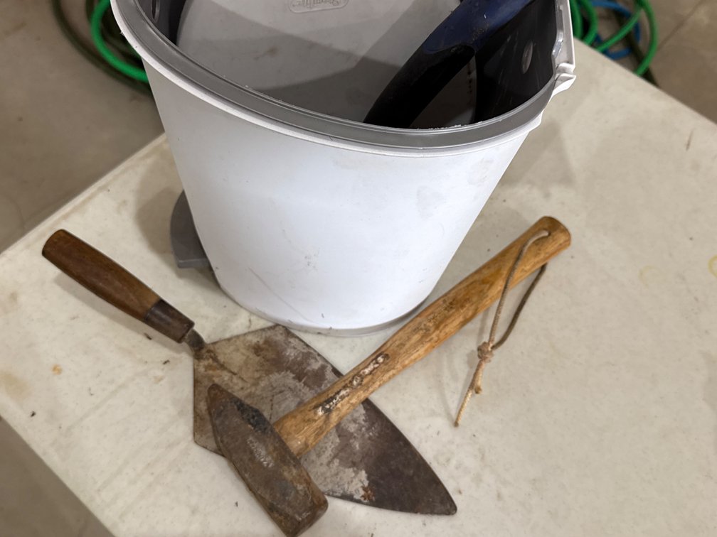 Garbage Bin with Tools