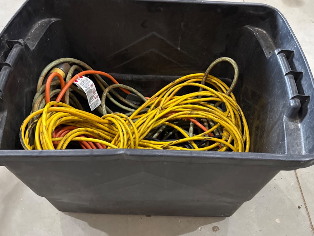 Tote with Extension Cords