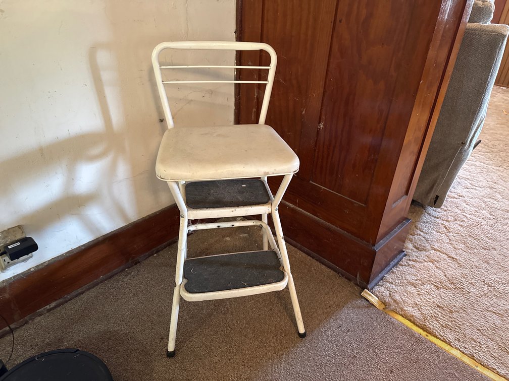 Vintage Cosco Step Stool Chair