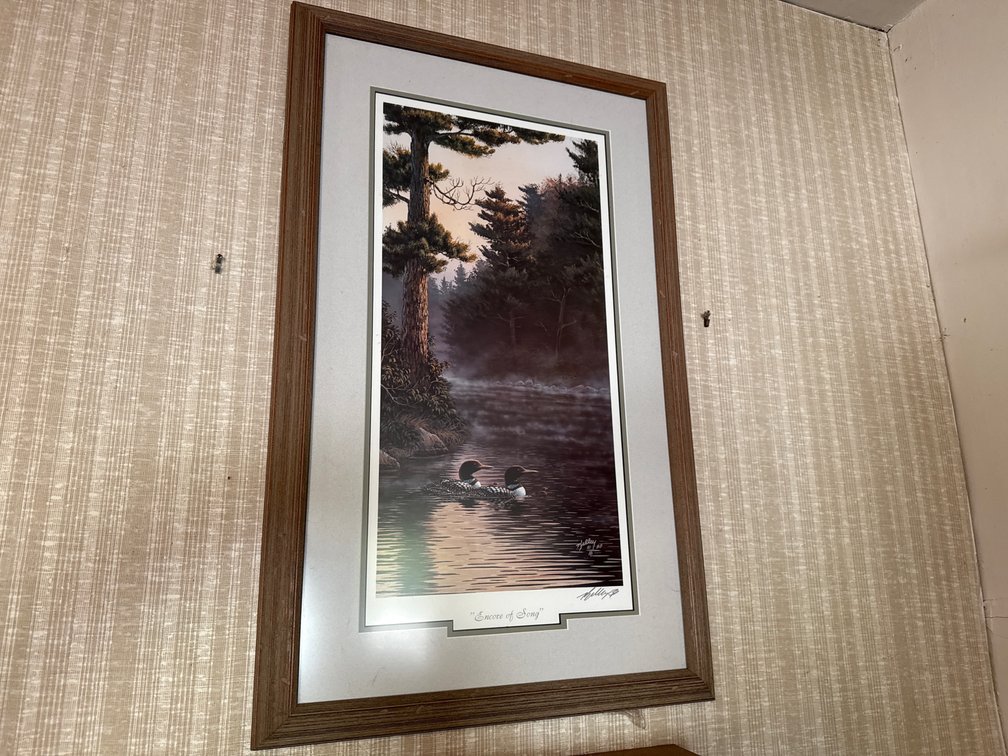Framed Signed Print By Kelley- Encore Of Song