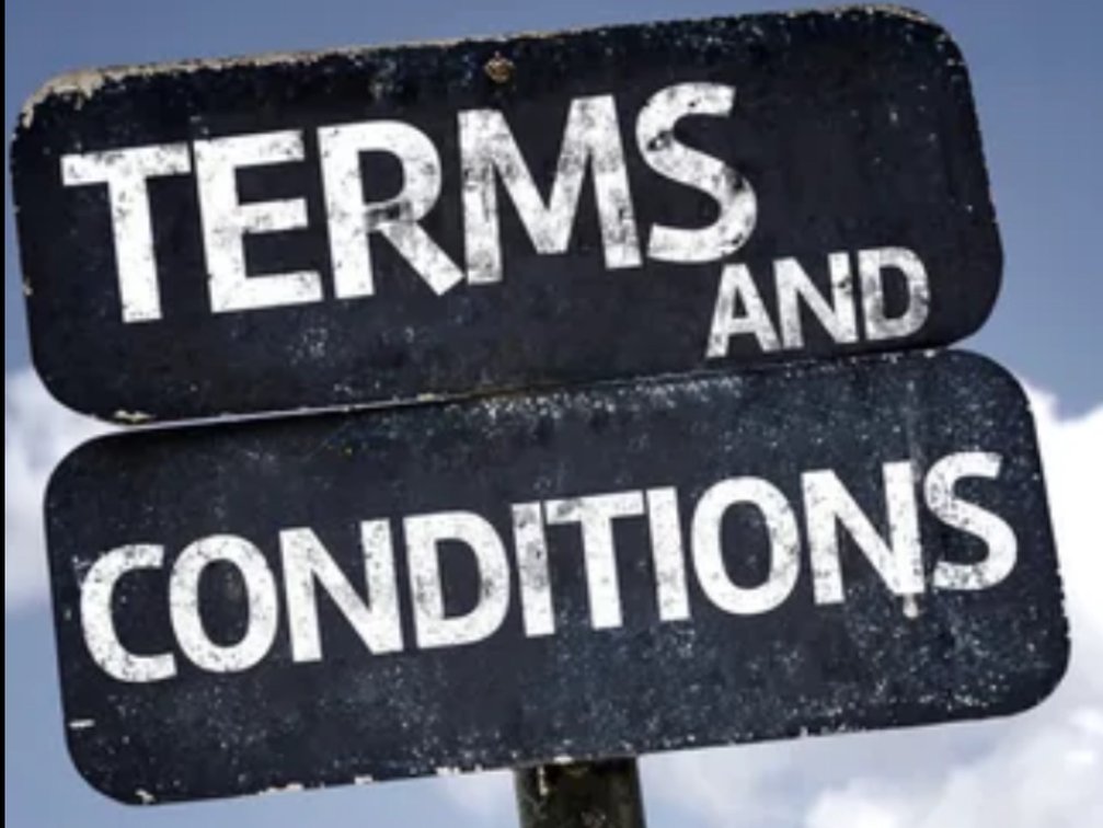 Terms and Conditions