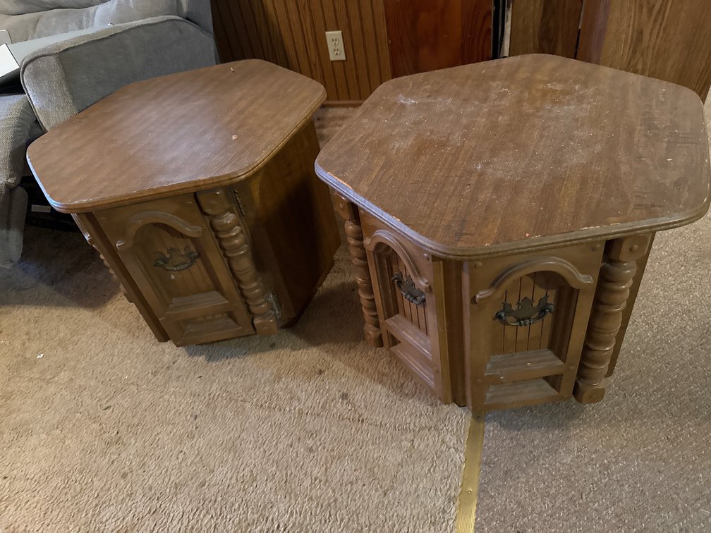 Vintage Pair of End Tables