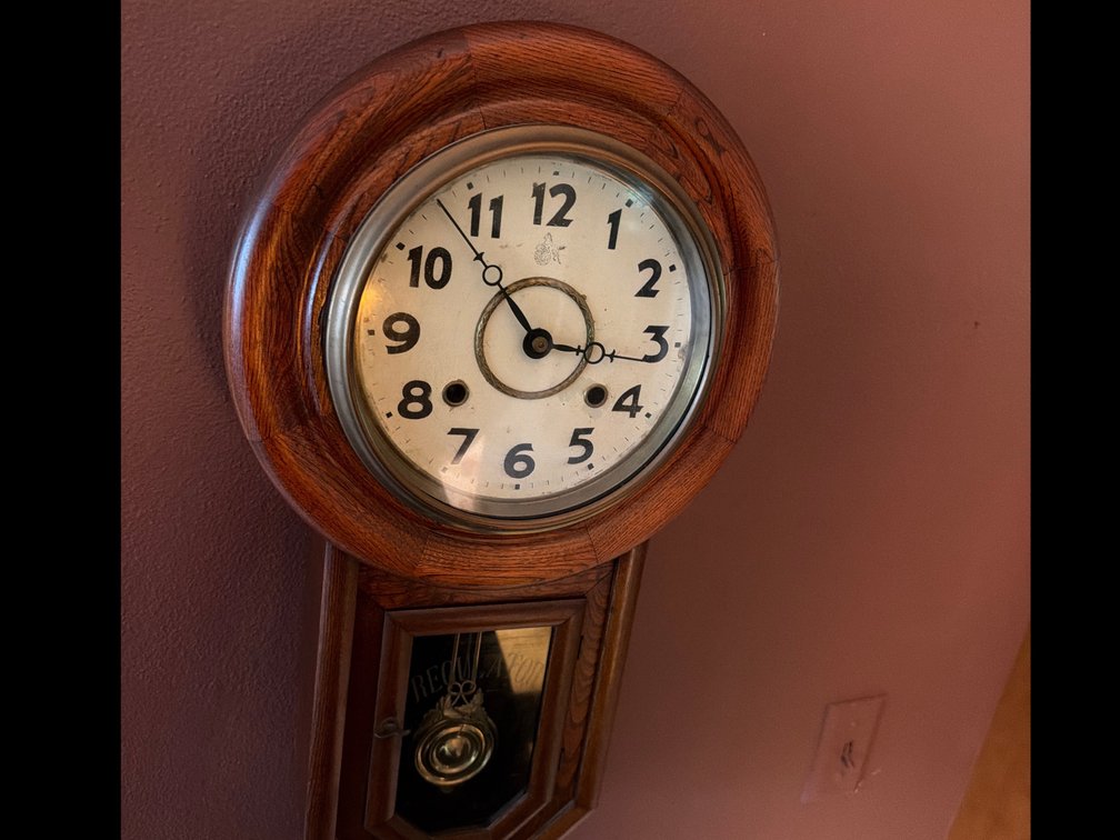 Antique Regulator Wall Clock