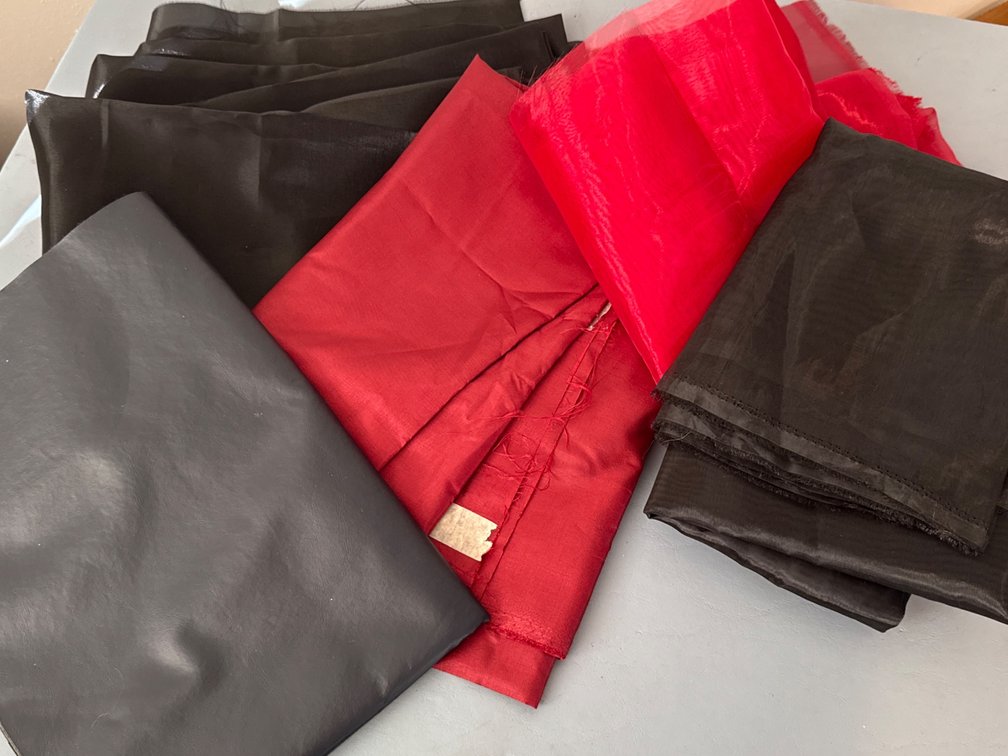 Pieces Sheer Material