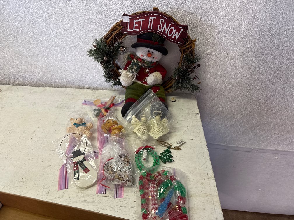 Christmas Ornaments And Wreath