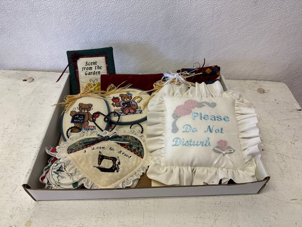 Handmade Items- Coasters, Signs And Patches