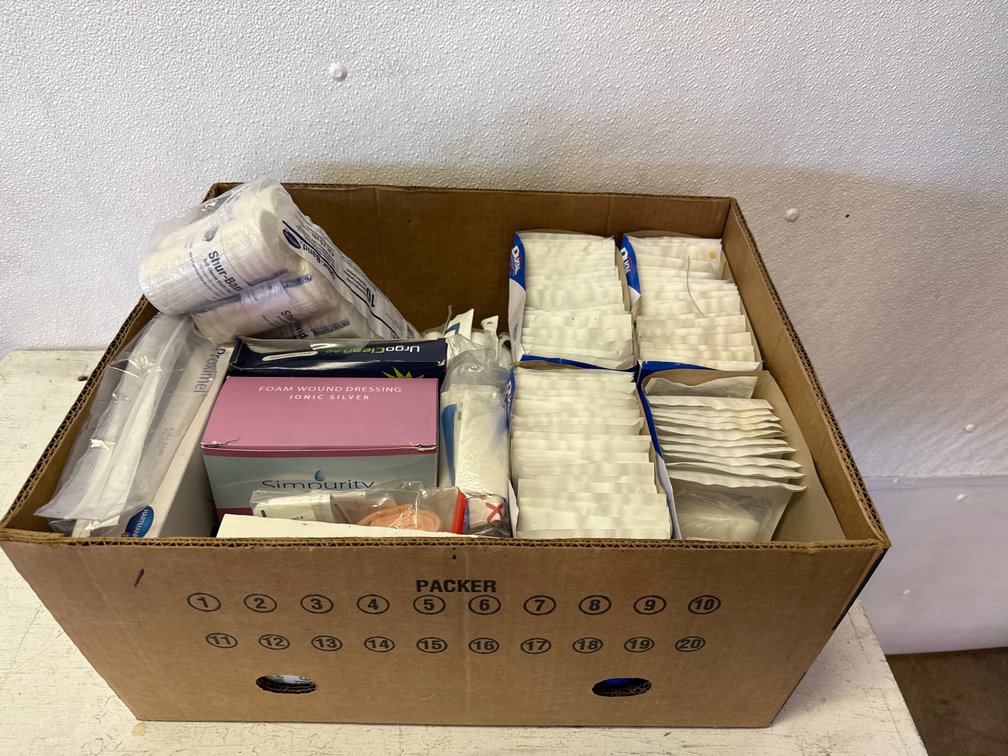Box Of Medical Supplies 