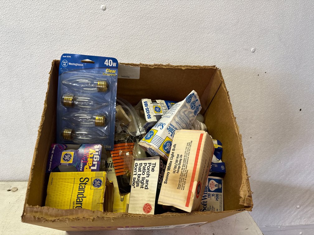 Box Of Light Bulbs