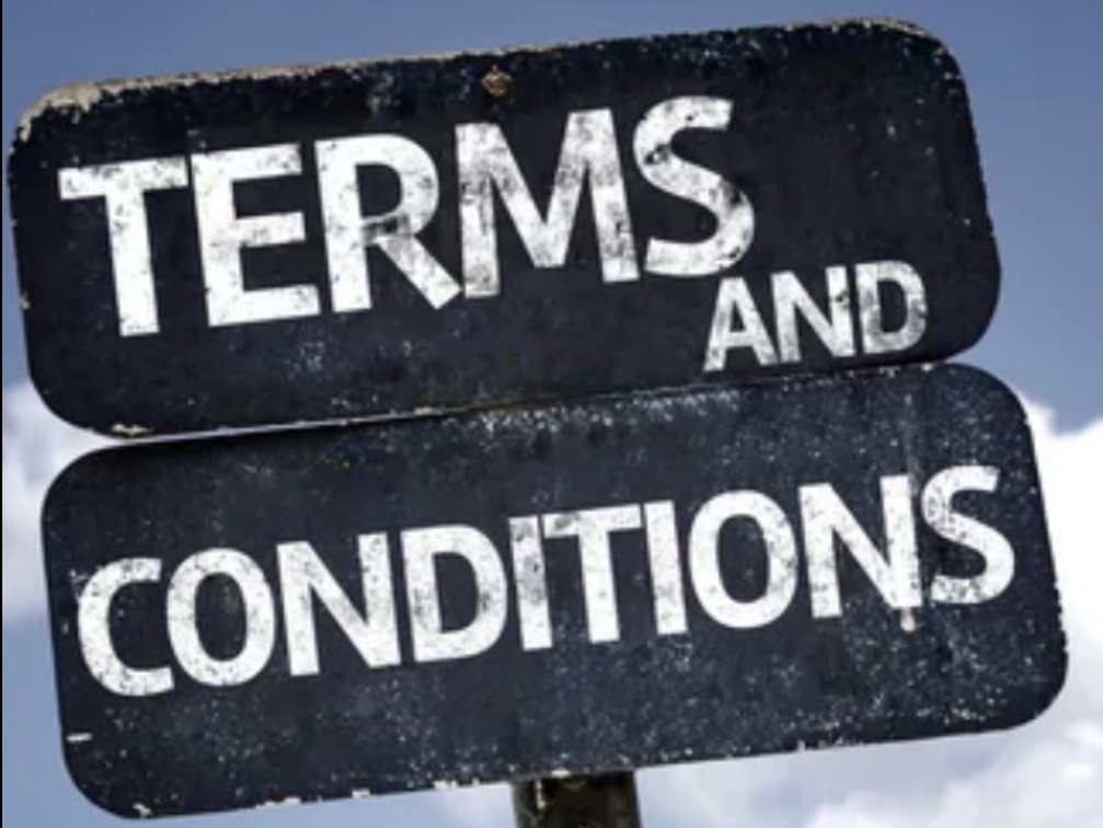 Terms and Conditions