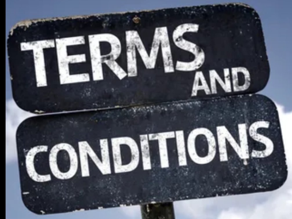 Terms and Conditions
