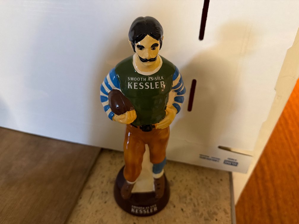 Football Kessler Advertising Statue-14” Tall