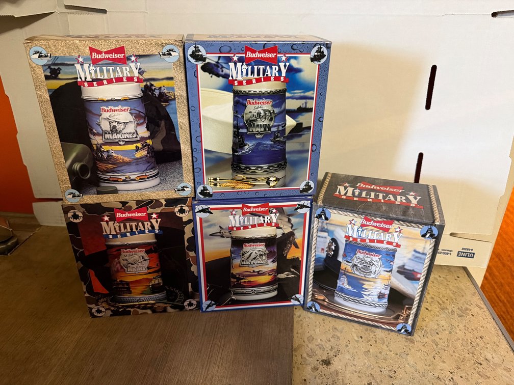 1994 Military Series Beer Mugs-Steins