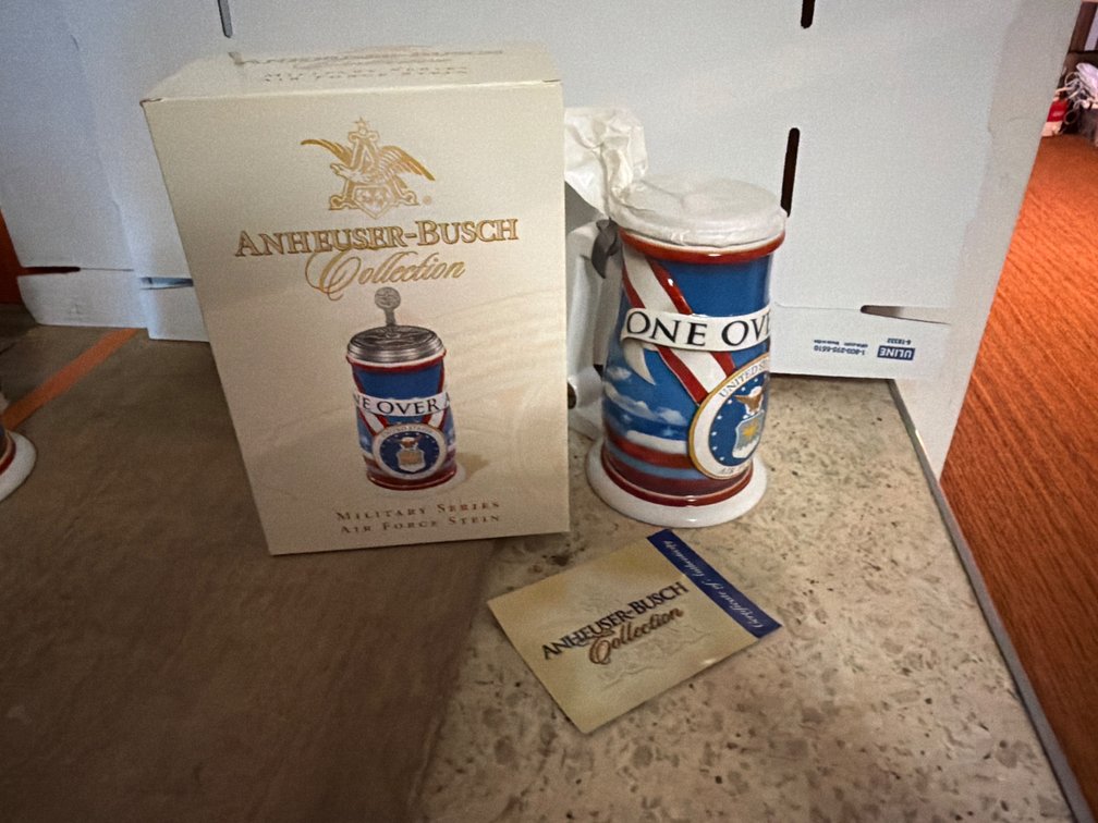Anheuser Busch Air Force Beer Stein