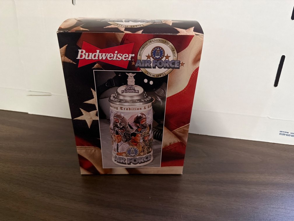 1999 Budweiser Air Force Stein