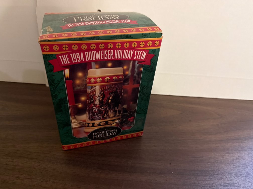 1994 Budweiser Holiday Stein