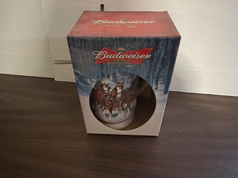 2007 Budweiser Holiday Stein