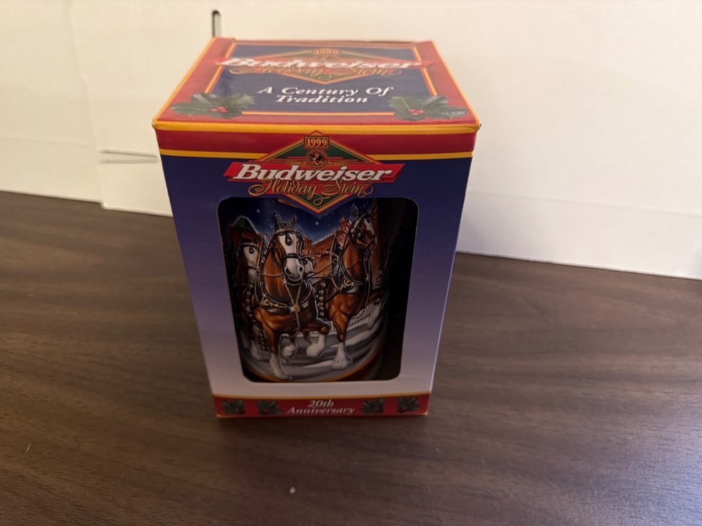 1999 Budweiser Holiday Stein