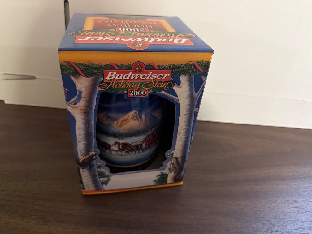 2000 Budweiser Holiday Stein