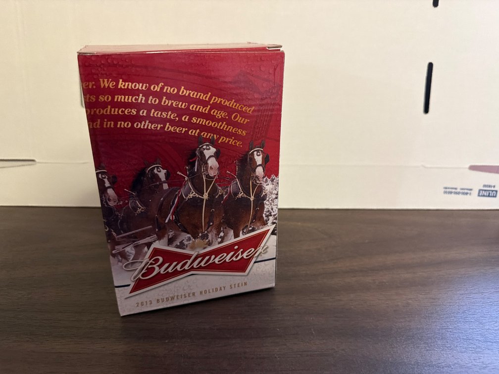 2013 Budweiser Holiday Stein