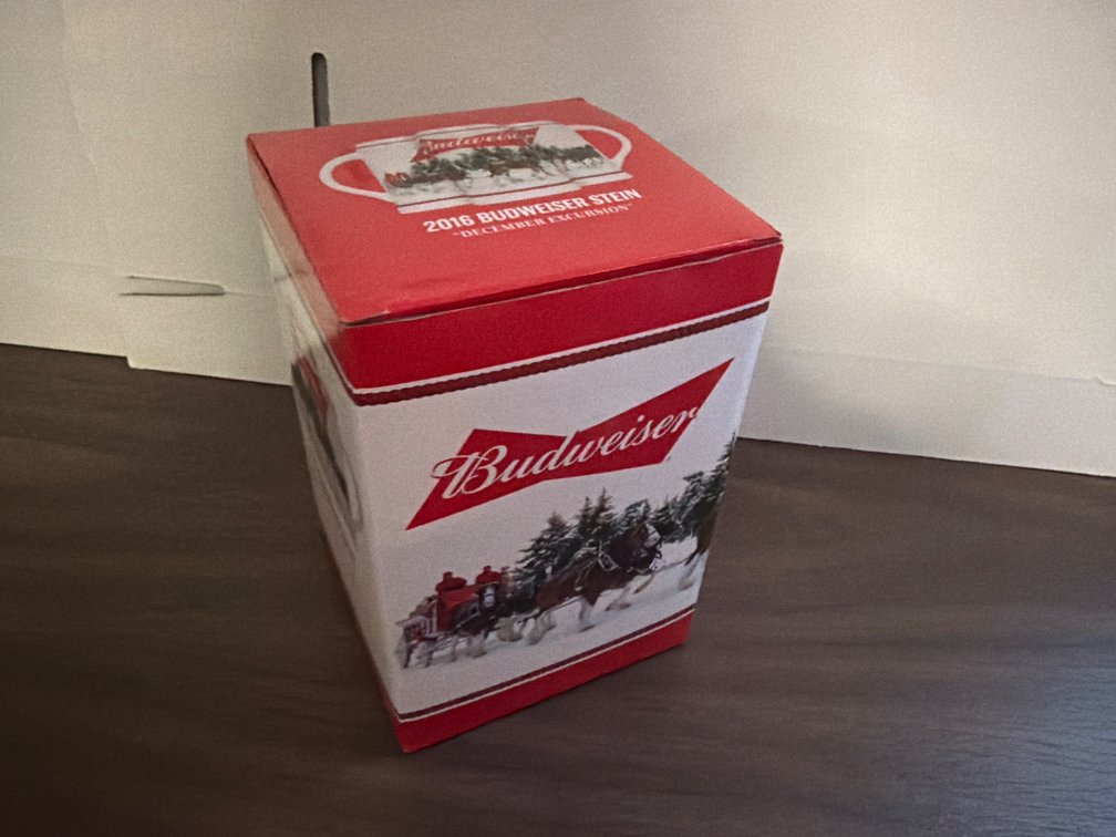 2016 Budweiser Holiday Stein