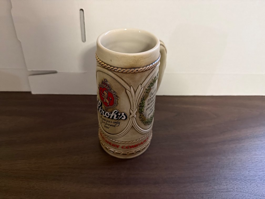 Strohs Beer Stein