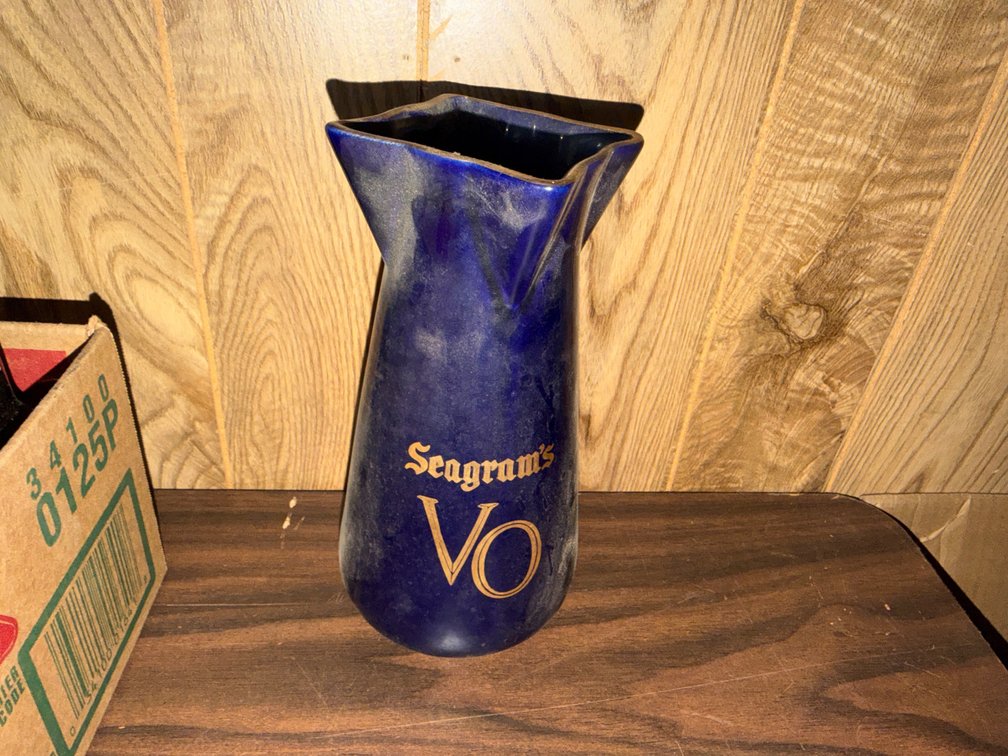 9” Tall Seagrams Collectible, Cookie Cutter