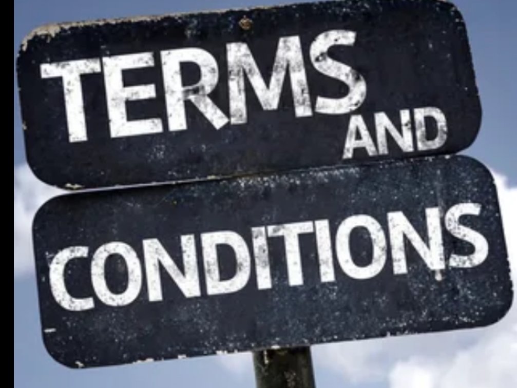 Terms and Conditions