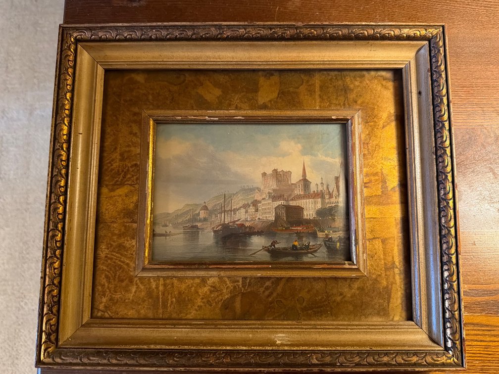 Antique Wall Art-German Castle