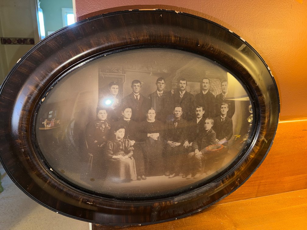 Oval Framed Old Portrait