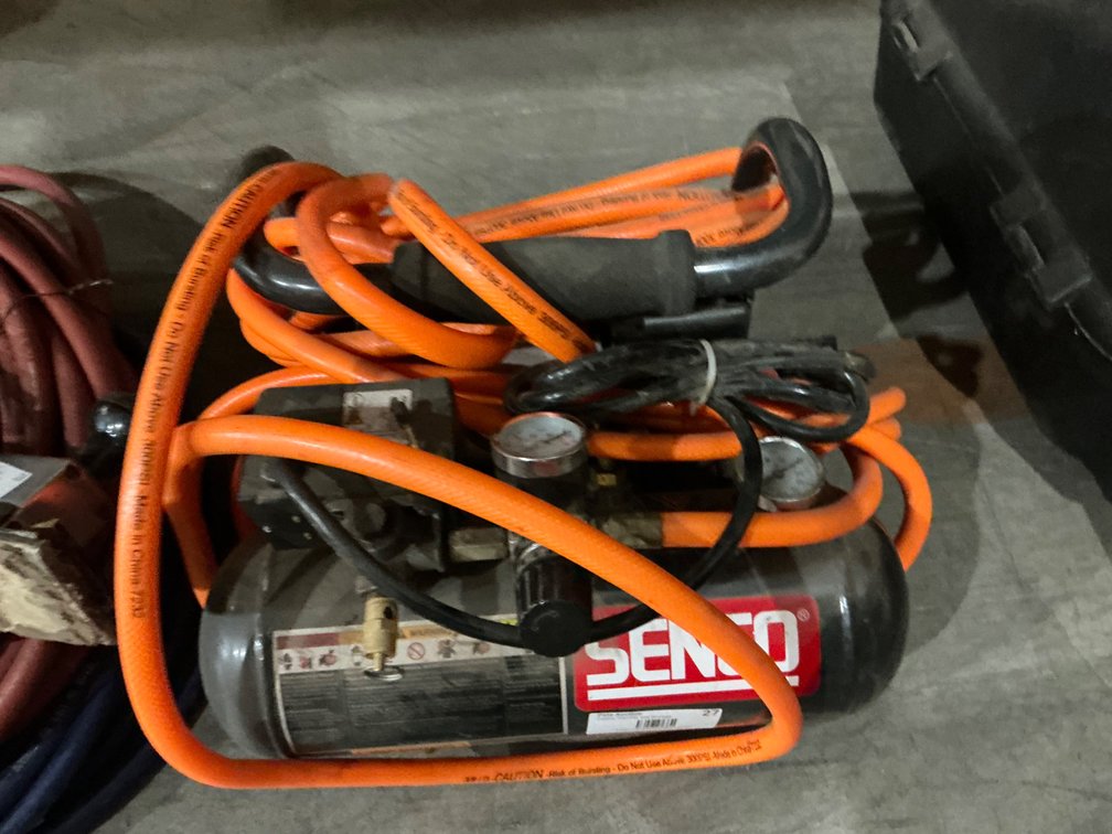 Senco Air Compressor - Model: PC1010, 1/2Hp, 1-Gallon with Hose