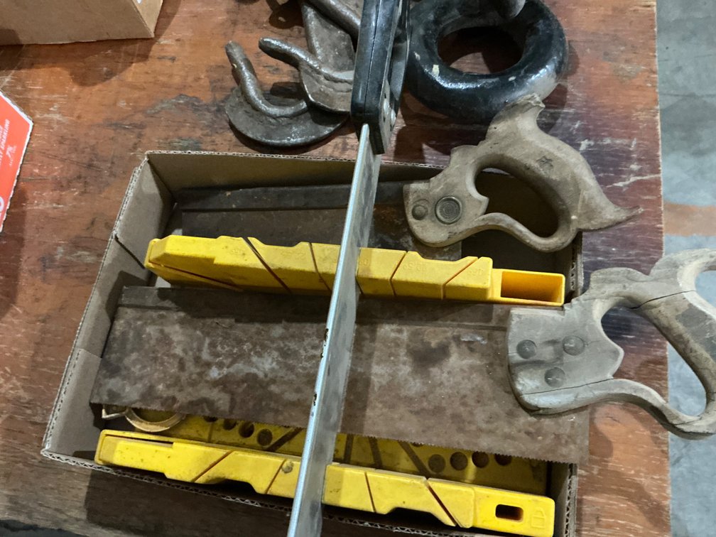 Miter Box with Saw and (2) Additional Saws