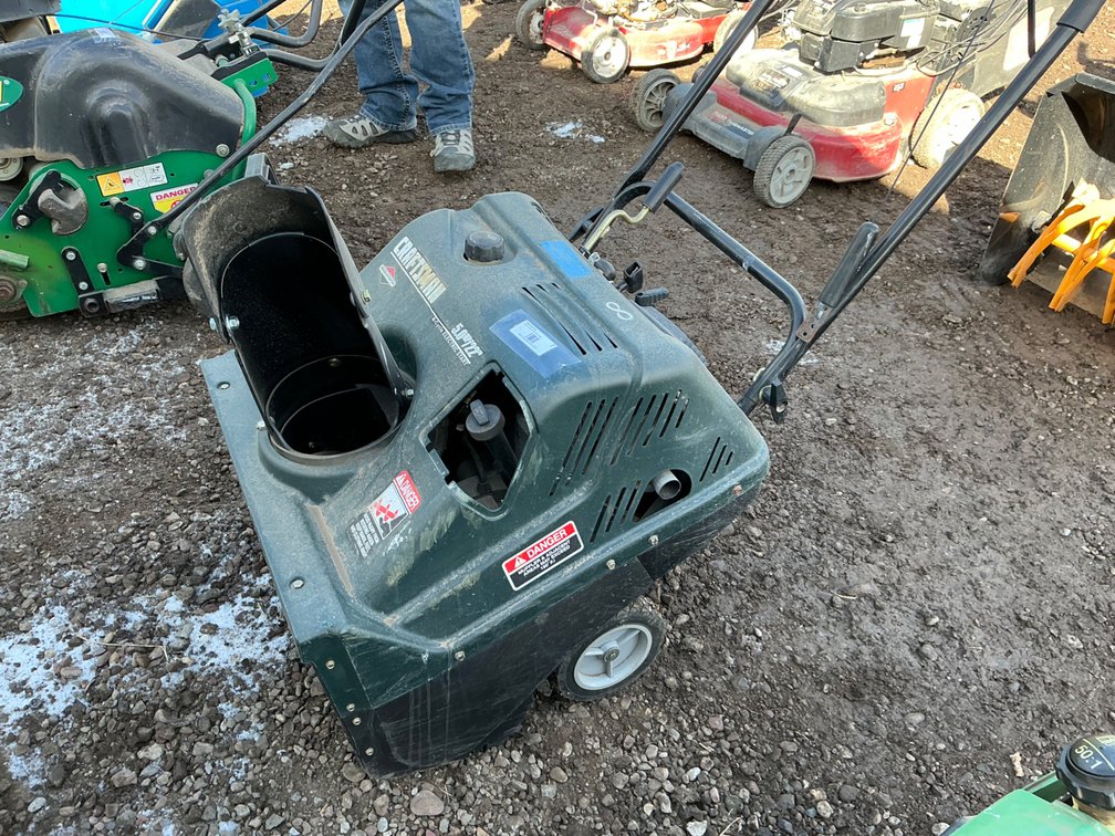 Craftsman Snow Blower - 5Hp Engine, 22" Cut Path, 4-Cylinder, Electric Start (Needs New Scraper and Dip Stick Cover)