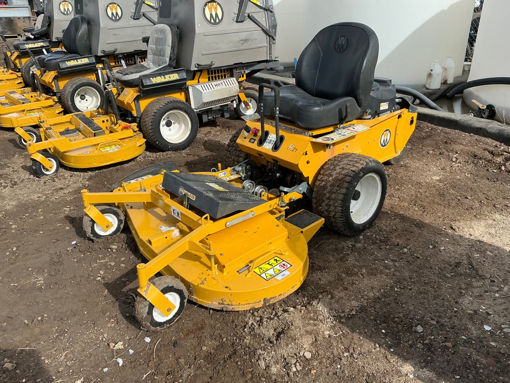Walker R21 Commercial Riding Mower - Model: MR21-16, Serial: 170142, 21Hp Kohler Engine, Showing 381.2 Hours, Walker DS48-R 48" Mower Deck - Serial: 200884 (No Grass Collection System)