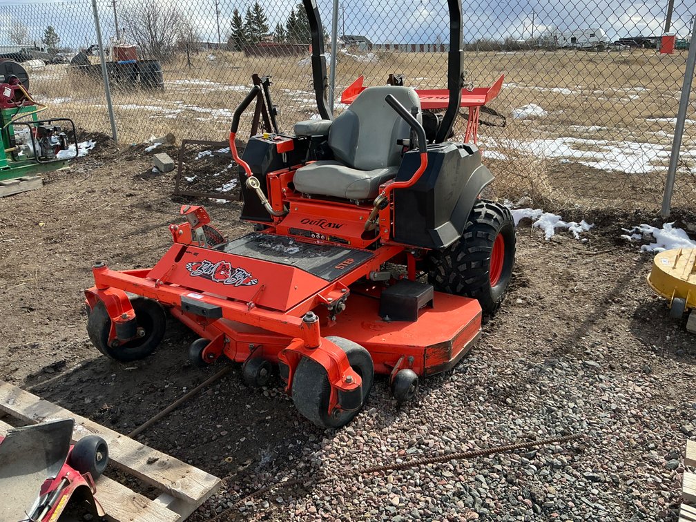 Bad Boy Outlaw XP 6100 Riding Mower - Showing 1033.3 Hours, Zero Turn, ROPs, 852cc Kawasaki FX-850 Engine, 61" Mower Deck, Dual Hydrostatic Transmission