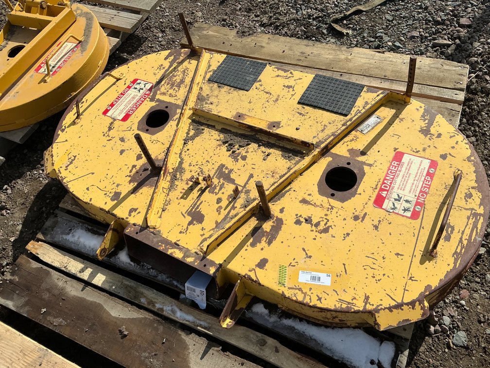 Walker 48" Zero Turn Mower Deck - Serial: D-738125 (No Frame, Missing Deck Caster Wheels, Missing Gear Box Assembly and PTO Shaft)