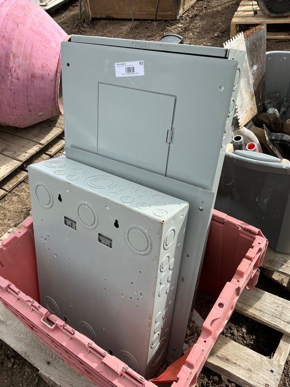 (1) 27" x 14-1/2" Electrical Box and (1) 18" x 14-1/2" Electrical Box