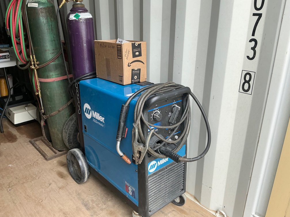 Miller Millermatic 210 Wire Feed Welder - Made In Usa, One Owner, With Wire, Tank, Regulators, Leads and Ground Cable