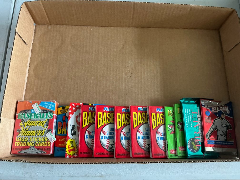 Unopened Baseball Card Packs - See Description For Details
