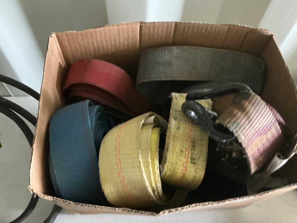 Approximately (5) Assorted Ratchet Straps