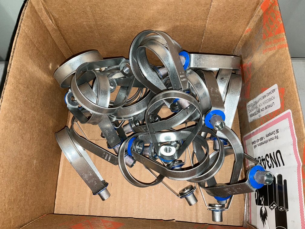 (33) 2" All Thread Pipe Hangers