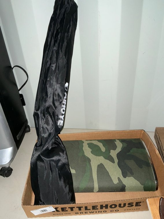 Alltoye Telescoping Walking Stick and Jumbo Camoflauge Flask