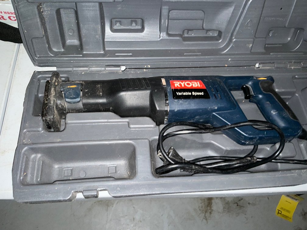 Ryobi Model: RJ161V Electric Reciprocating Saw with Case